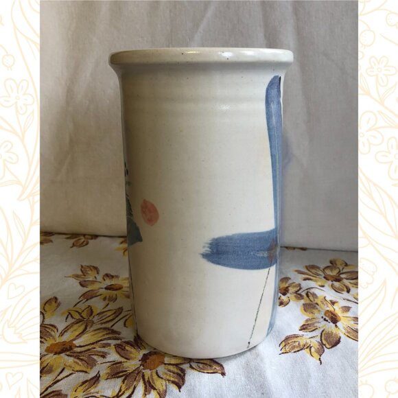 Art Pottery Vase/Utensil Holder - Picture 4 of 6